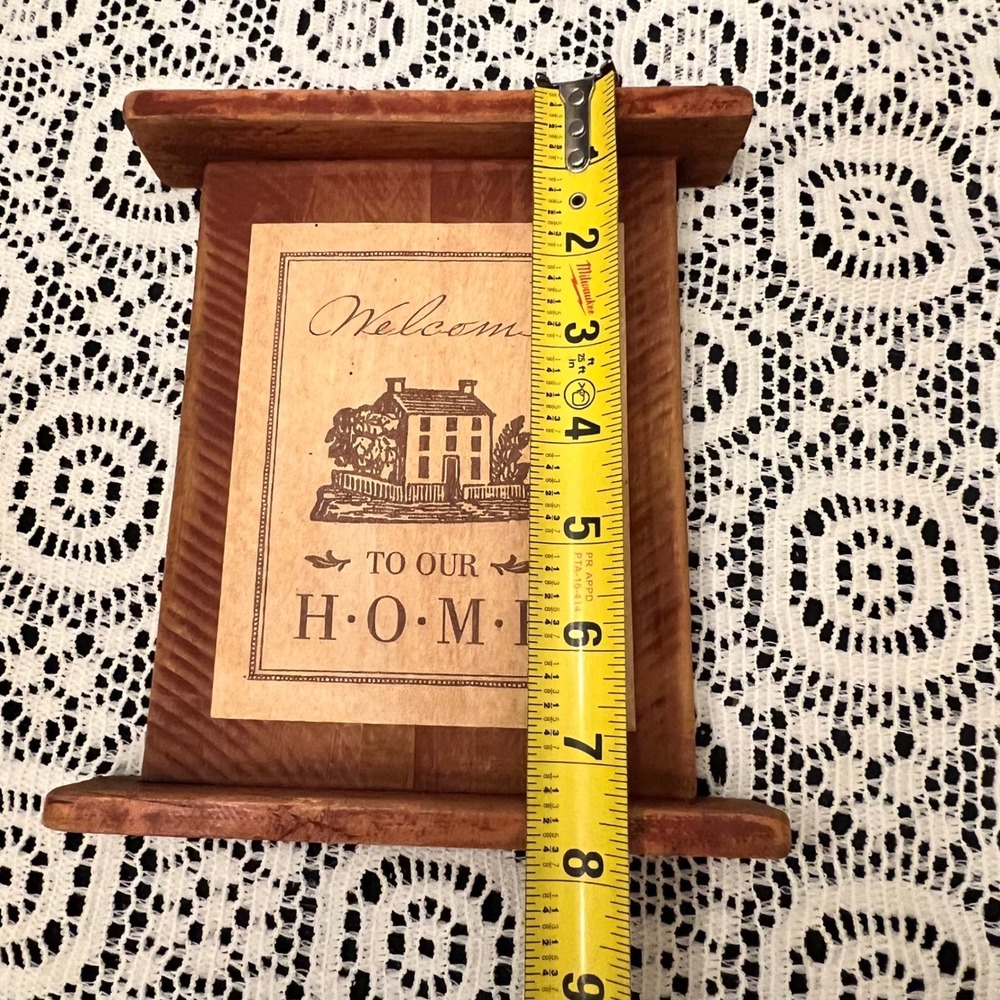 Wooden Rustic "Welcome to Our Home" Plaque | Cottage - Picture 3 of 4
